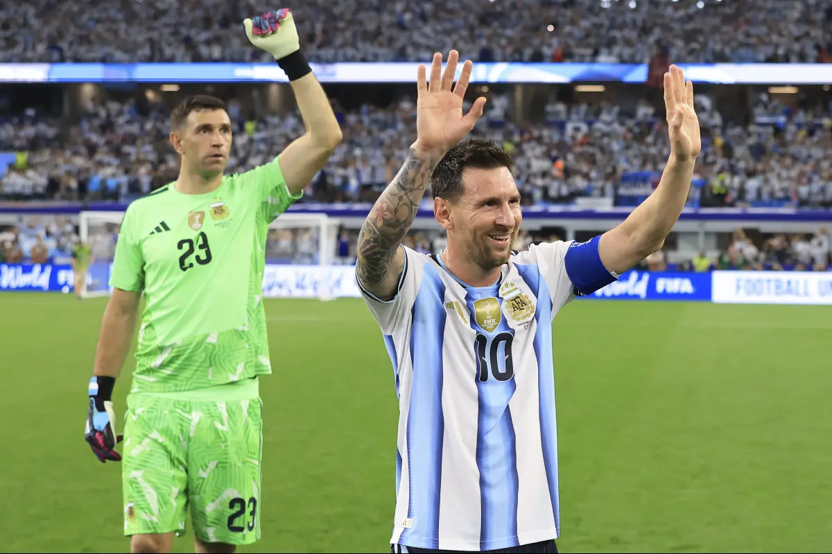 Messi tras el triunfo de Argentina ante Austria - AFA