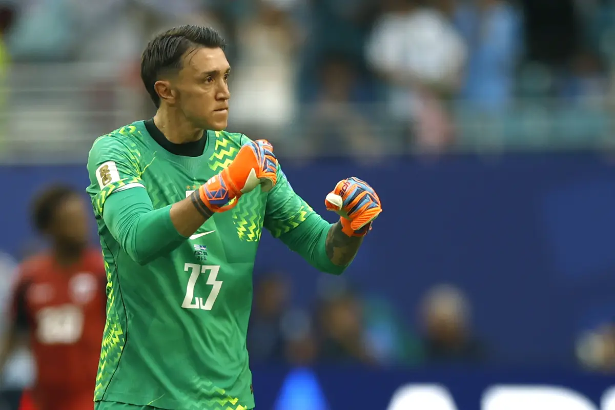 Fernando Muslera, portero de la Selección de Uruguay