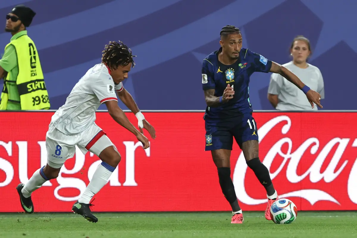 Raphinha salió lesionado durante el juego contra Haití en el Mundial 2026, EFE