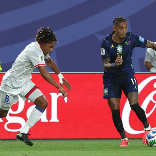 Raphinha salió lesionado durante el juego contra Haití en el Mundial 2026 ,EFE