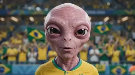 ¿Alienígenas en plena fiesta futbolera? La historia detrás de la viral predicción para el Escocia vs. Brasil