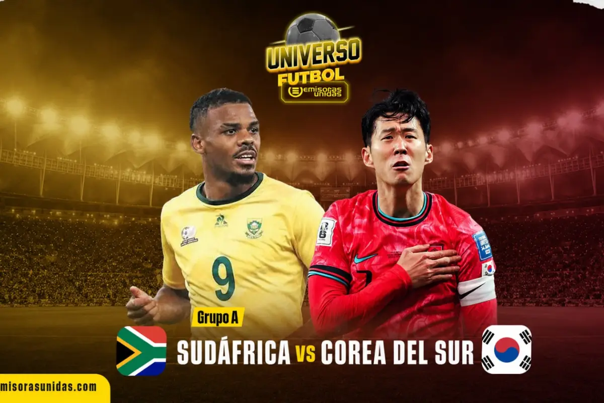 Resultado entre Sudáfrica vs. Corea del Sur por Mundial 2026
