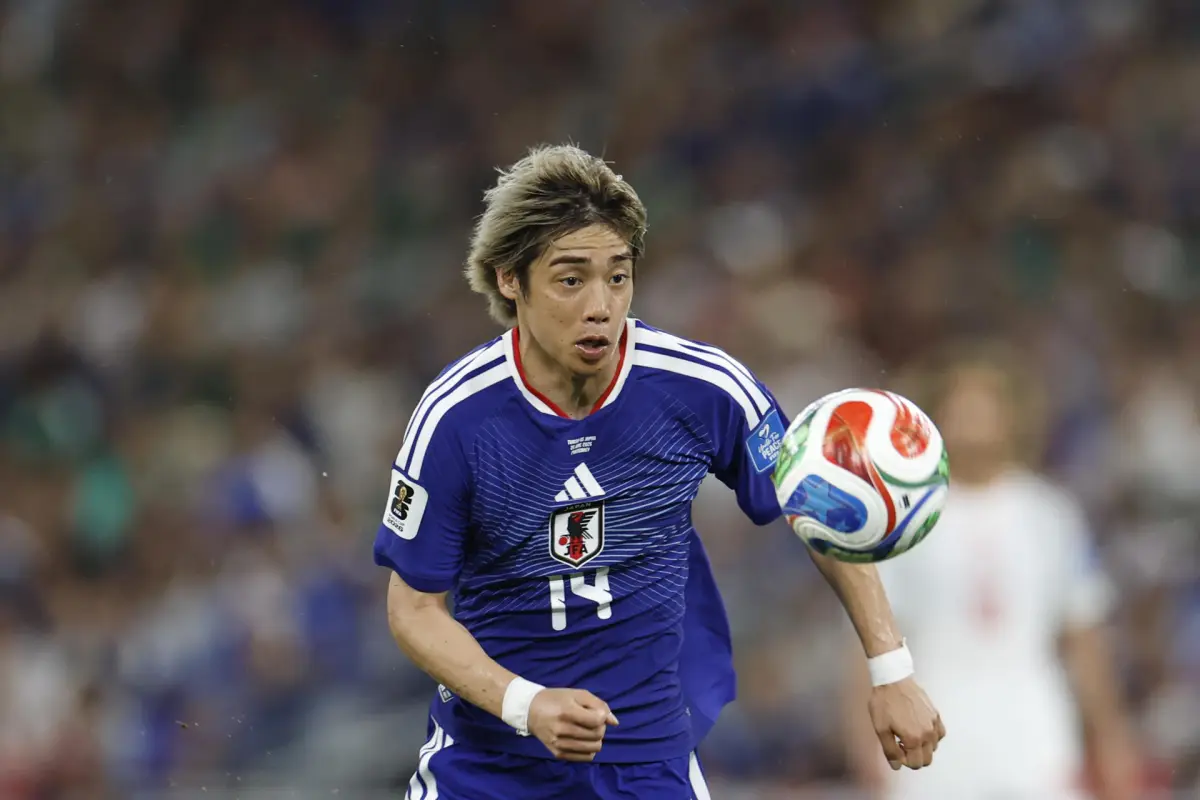 Junya Ito en el partido de Japón contra Túnez, EFE