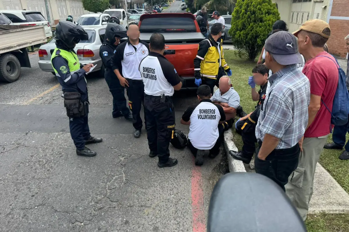 La persona afectada fue atendida por los cuerpos de socorro y personal municipal., Bomberos Voluntarios