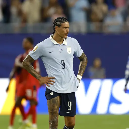 Darwin Núñez, seleccionado de Uruguay 