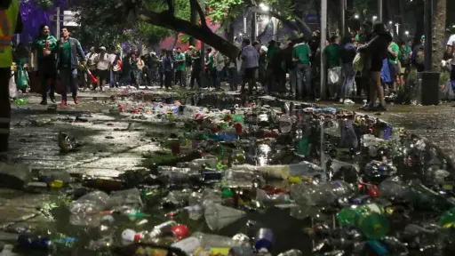 ¡Lo que no se mira! Festejos del Mundial 2026 dejan montañas de basura en la Ciudad de México