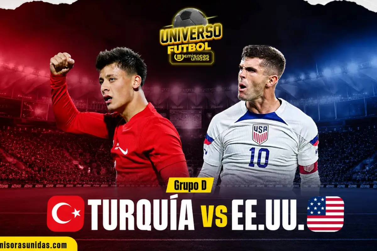 Turquía vs. Estados Unidos - Grupo D Mundial 2026 - Emisoras Unidas