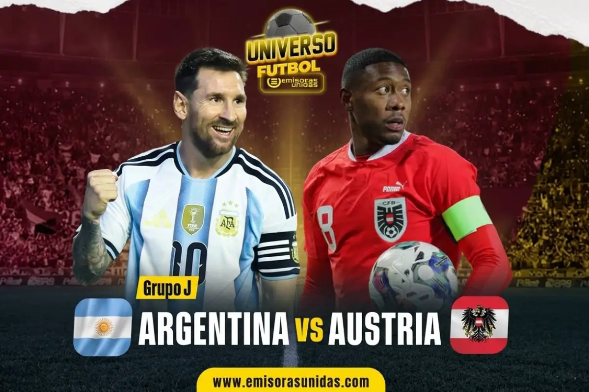Argentina vs. Austria - Grupo J Mundial 2026 - Emisoras Unidas
