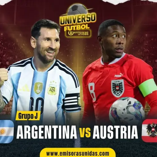 Argentina vs. Austria - Grupo J Mundial 2026 - Emisoras Unidas