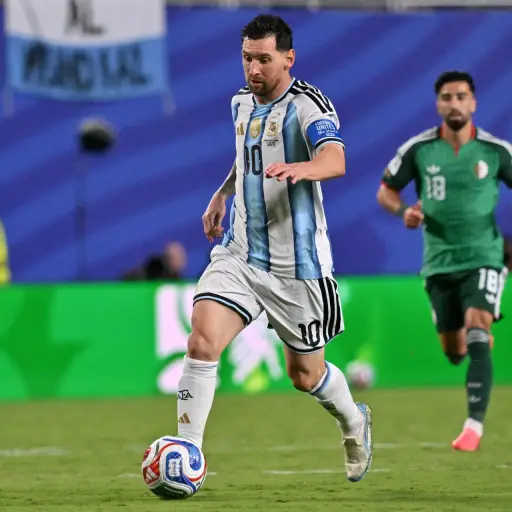 Messi durante el juego contra Argelia en el debut de Argentina en el Mundial 2026 ,EFE