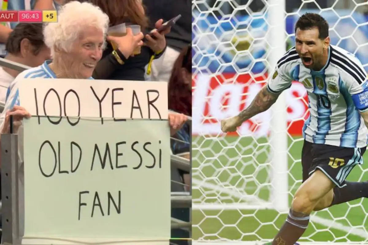 abuela fan de messi, Instagram