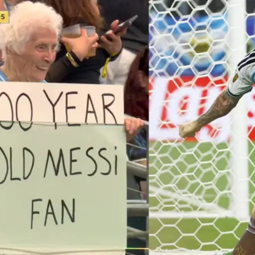 abuela fan de messi ,Instagram