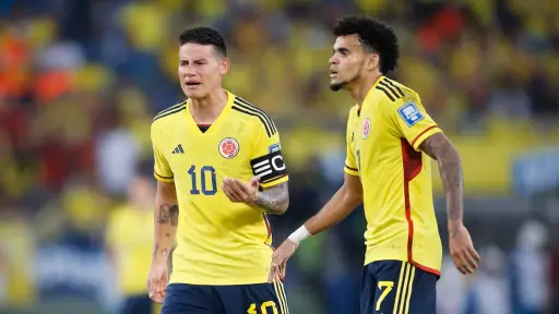 Previo al duelo ante la RD Congo, presentan acción legal contra James Rodríguez y Luis Díaz