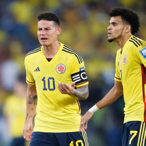En la previa del duelo ante RD Congo en el Mundial 2026, una acción legal contra James Rodríguez y Luis Díaz genera atención en Colombia. ,Redes sociales. 