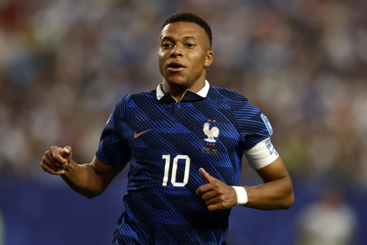Kylian Mbappé en el partido entre Francia e Irak - EFE