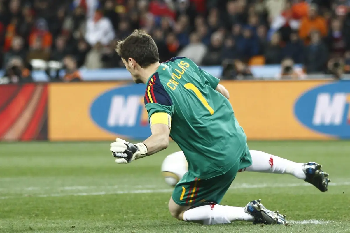Iker Casillas en la final de Sudáfrica 2010 - Selección Española