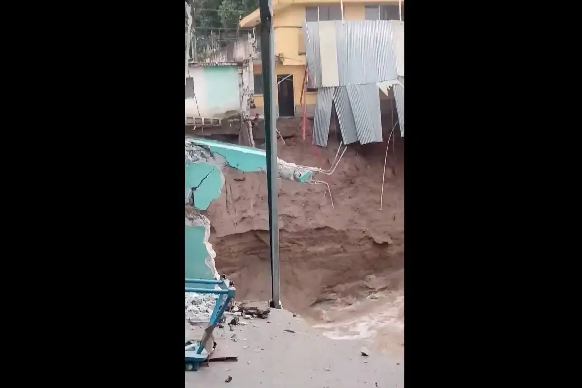 Viviendas dañadas Villa Hermosa, Captura de video