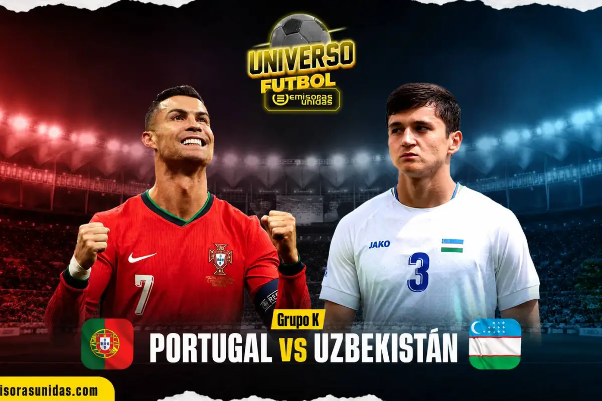 Portugal vs. Uzbekistán - Grupo K Mundial 2026 - Emisoras Unidas