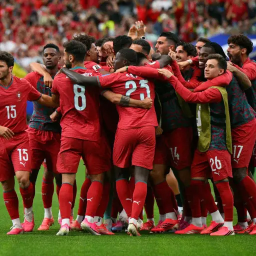 Celebración de Portugal ante Uzbekistán - EFE