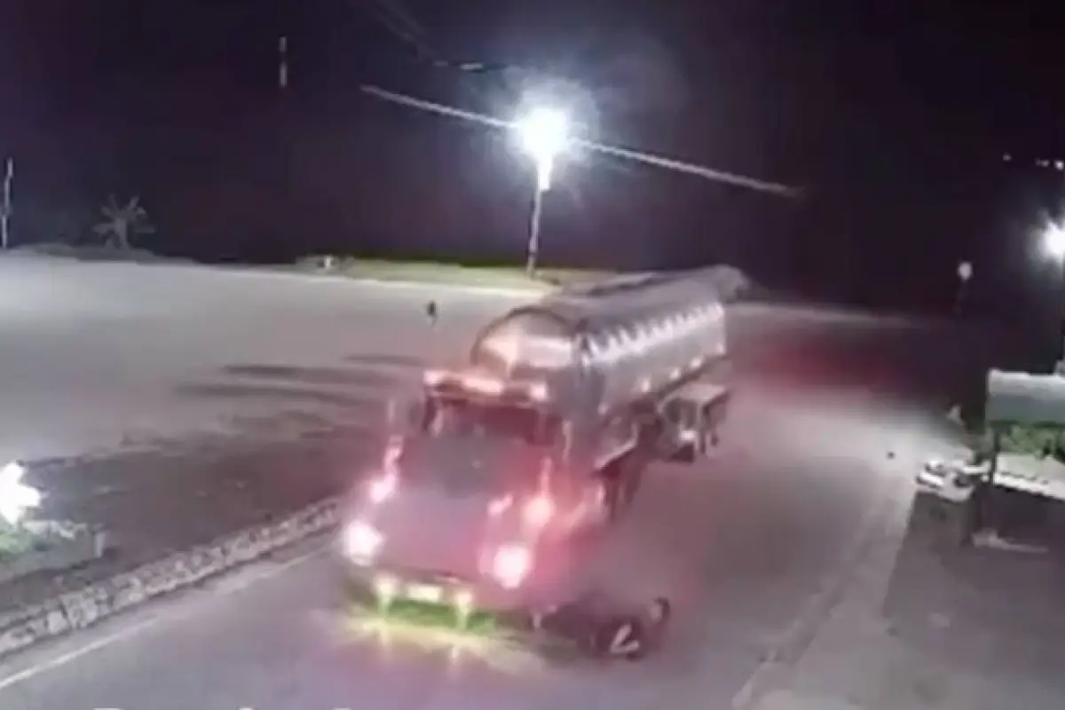 Video accidente de motoristas en Baja Verapaz, Captura de video