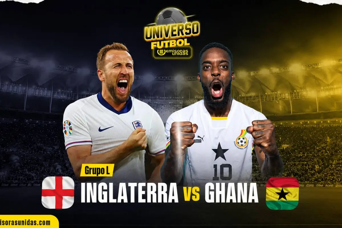 Inglaterra vs. Ghana - Grupo L Mundial 2026 - Emisoras Unidas