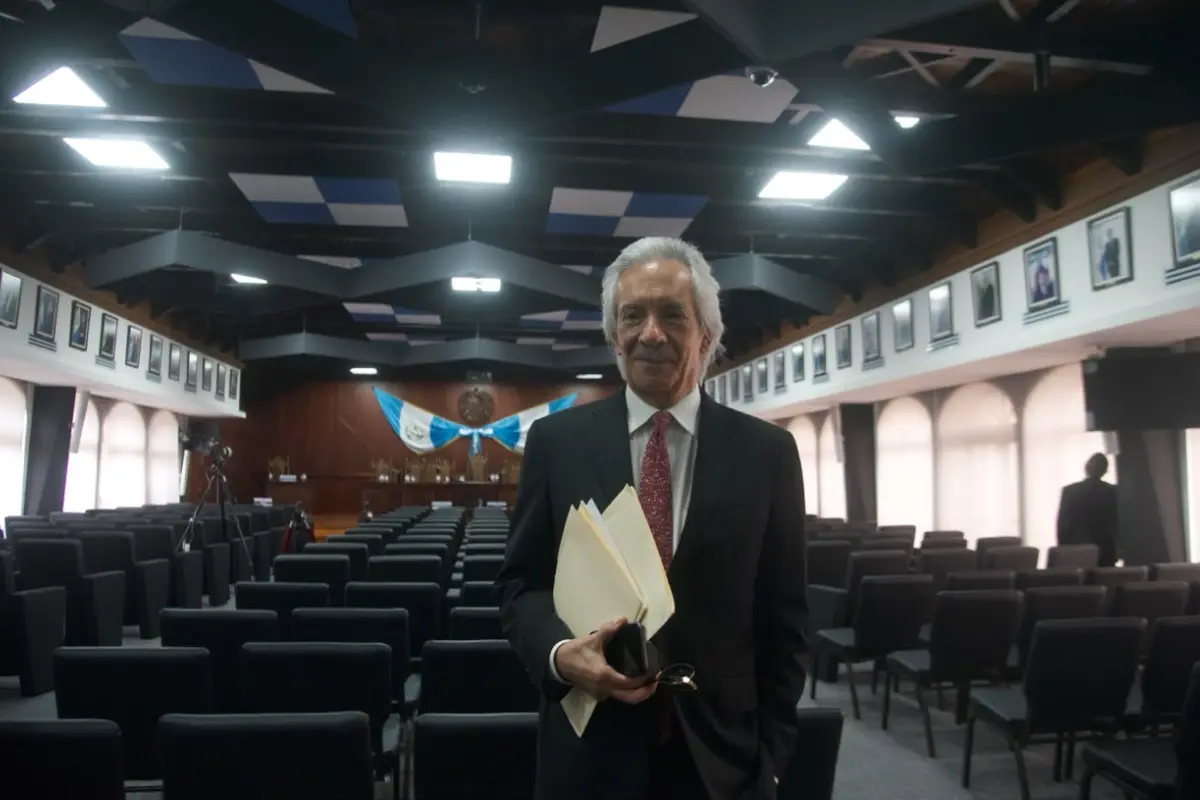 El periodista José Rubén Zamora acudió a una audiencia en la Corte de Constitucionalidad el martes, 23 de junio de 2026, en Ciudad de Guatemala., Omar Solís/Emisoras Unidas