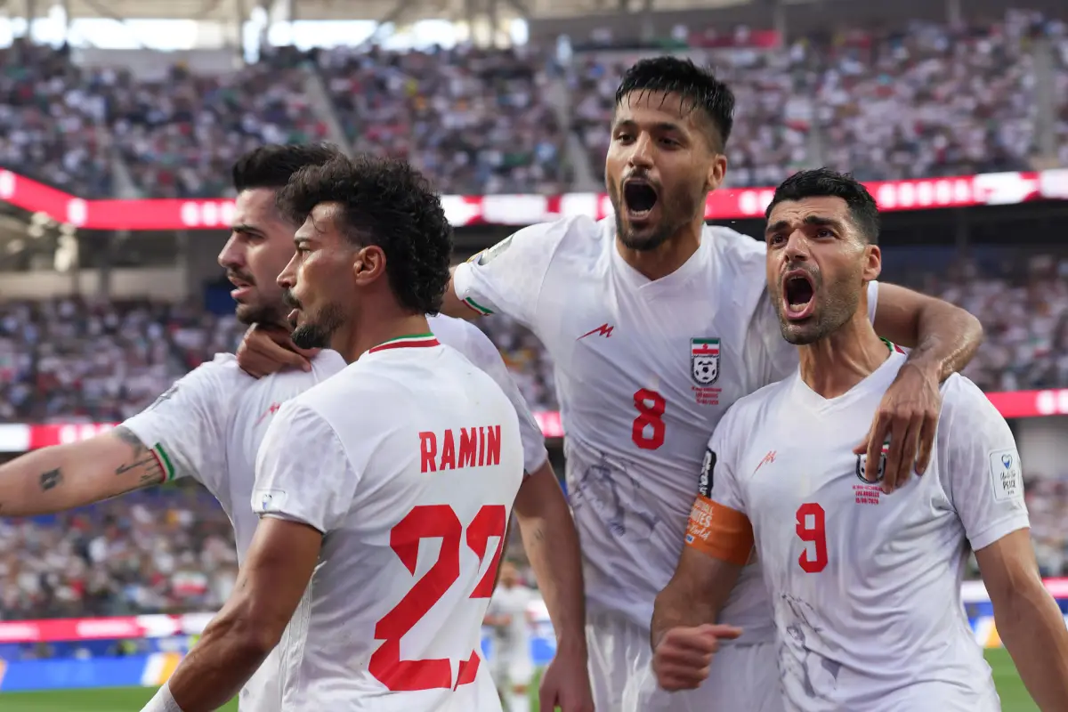 Jugadores de Irán durante un partido del Mundial 2026, EFE