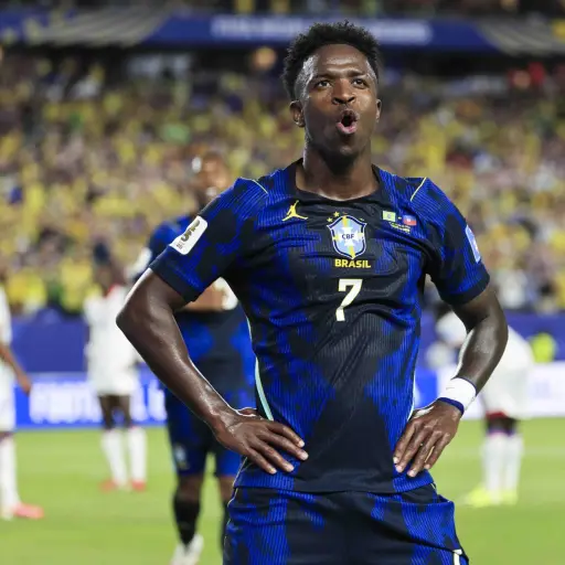 Vinícius celebra ante Haití en Philadelphia - EFE