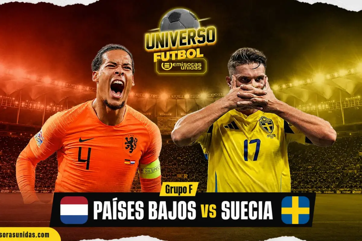 Países Bajos vs. Suecia Grupo F Mundial 2026 - Emisoras Unidas