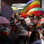 La marcha Orgullo Antigua arrancó a las 12:00 horas. ,Alex Meoño. 