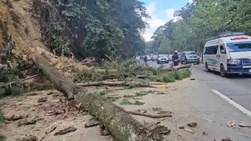 Motorista gravemente herido tras derrumbe en ruta Interamericana