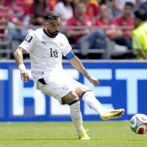 Mohamed Salah, la figura de la selección de Egipto.  ,EFE