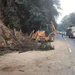 Recientemente, un derrumbe afectó la ruta Interamericana y dejó un herido a causa de la saturación de humedad en los suelos. ,Conred.