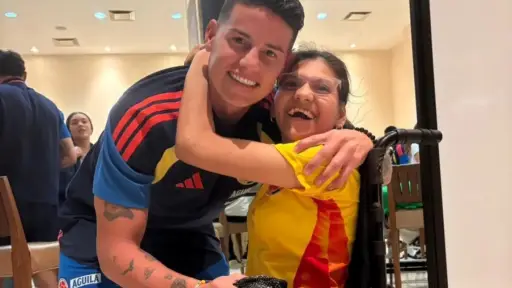 Niña con parálisis cerebral cumple su sueño junto a James Rodríguez