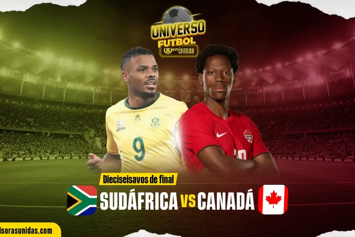 Sudáfrica vs. Canadá - Mundial 2026 - Emisoras Unidas