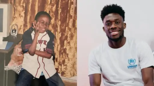 Historia de Alphonso Davies cuando estuvo en un campo de refugiados 