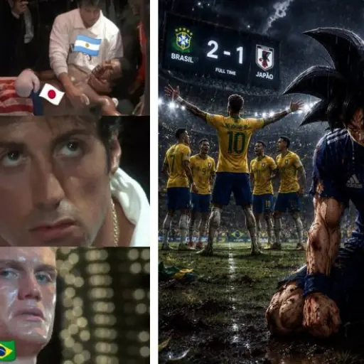 Memes Brasil y Japón Mundial 2026 ,Redes sociales