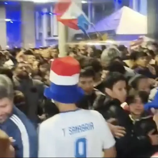 Las calles de Paraguay vibraron tras la histórica victoria sobre Alemania. ,Captura de pantalla video de X.