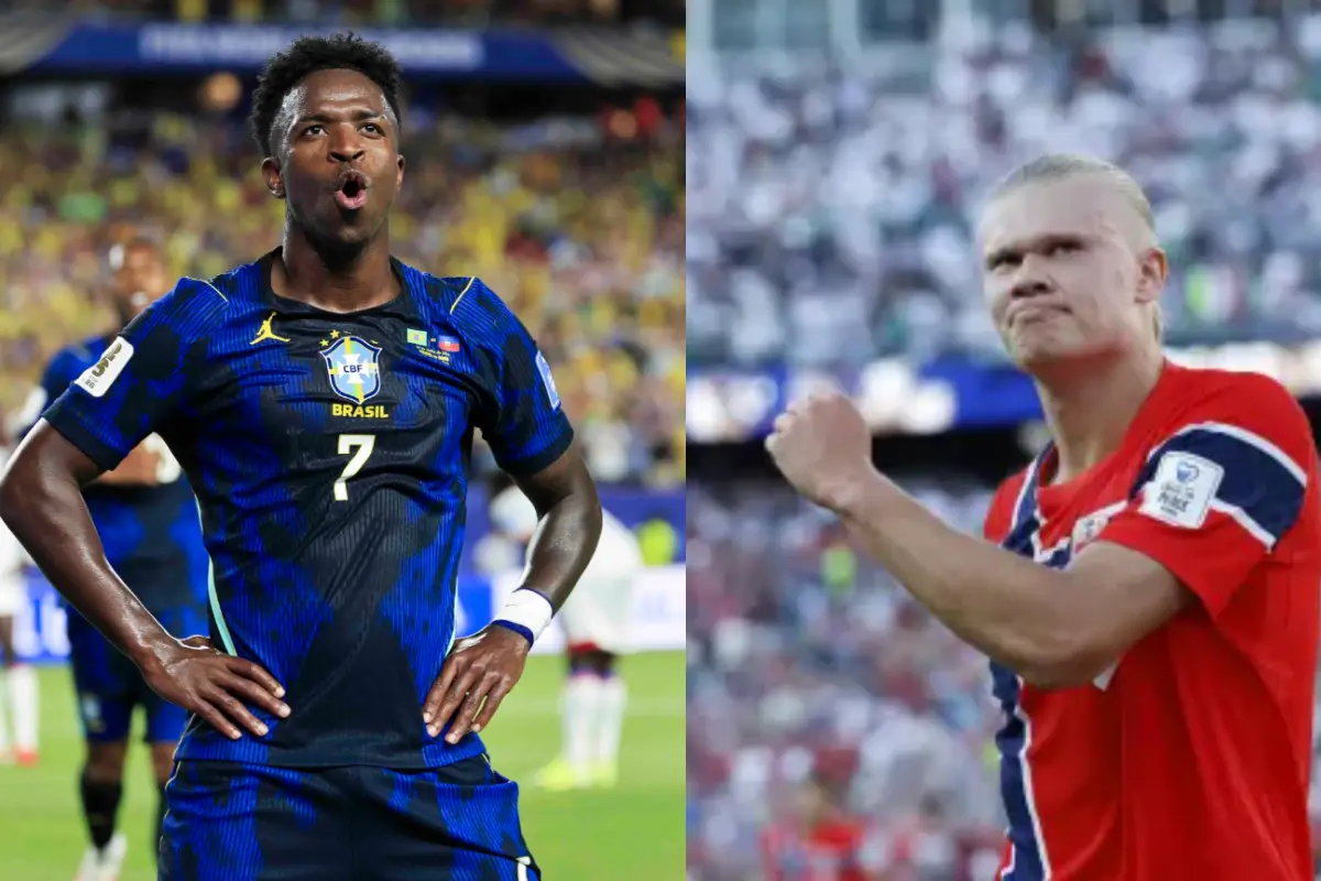 Vinícius vs Haaland, uno de los atractivos de la jornada de octavos de final del Mundial 2026, 