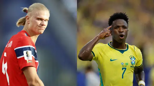 Tenemos que recrearlo, le dice Haaland a Vinícius Jr. por video viral con IA inspirado en ¿Y dónde están las rubias?