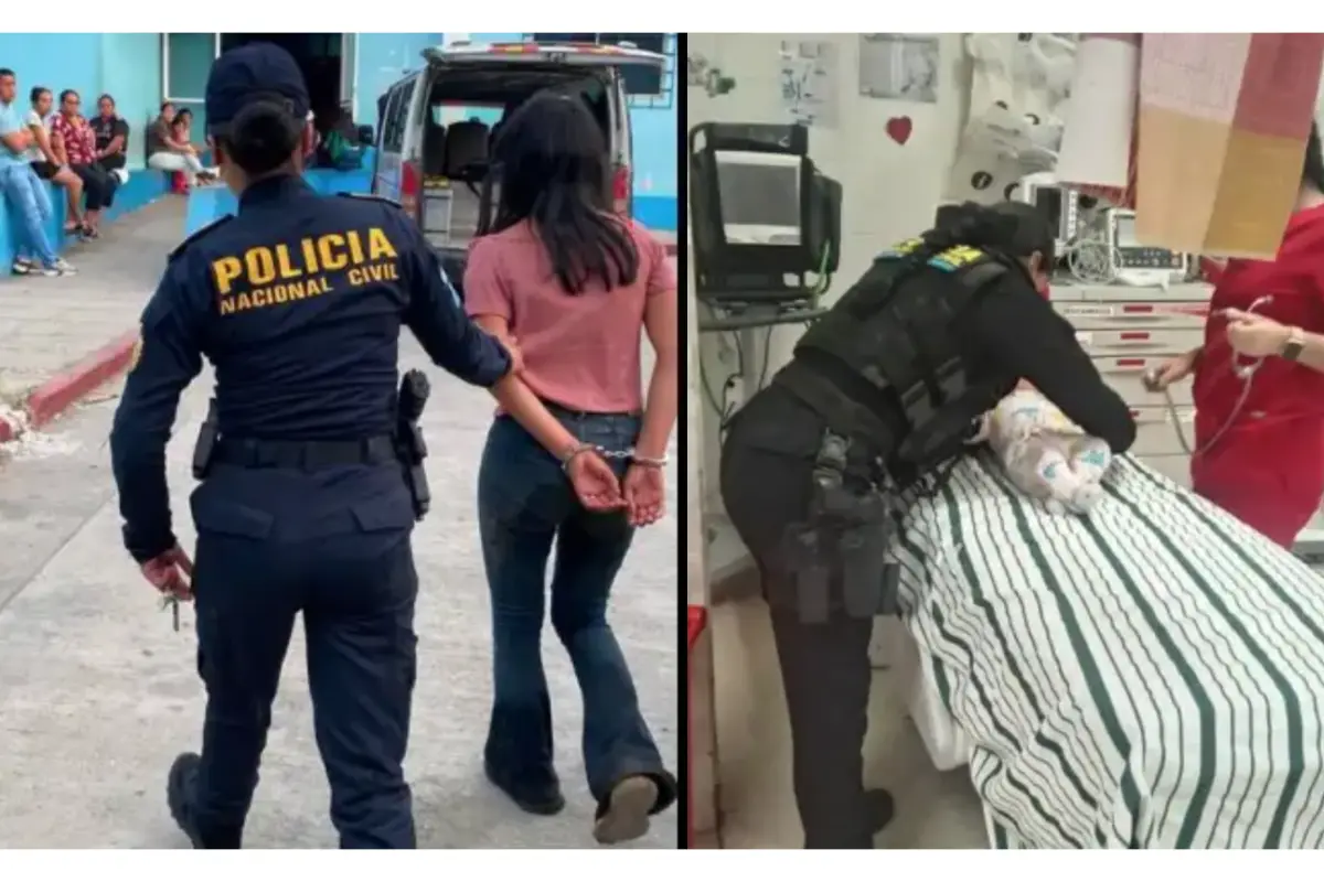 Mujer capturada por abandonar a bebé en Alta Verapaz.,