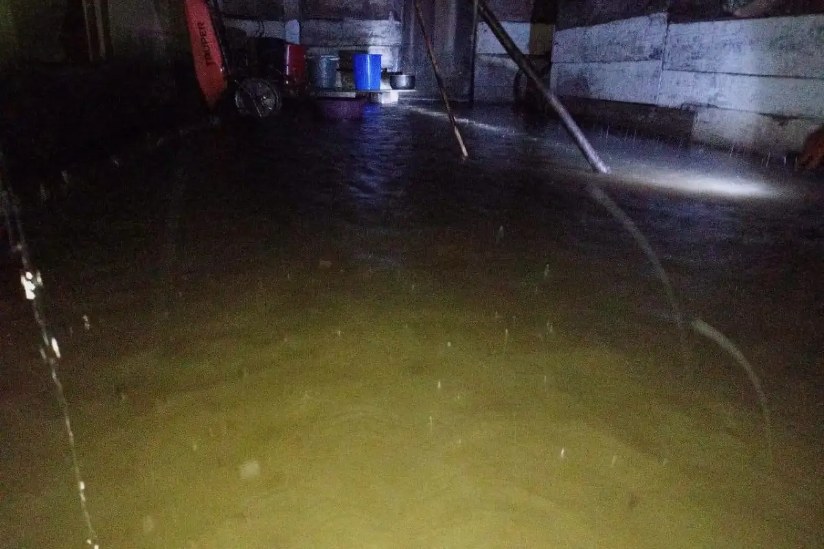 Inundación por desbordamiento de río en Panzós, Alta Verapaz., Conred