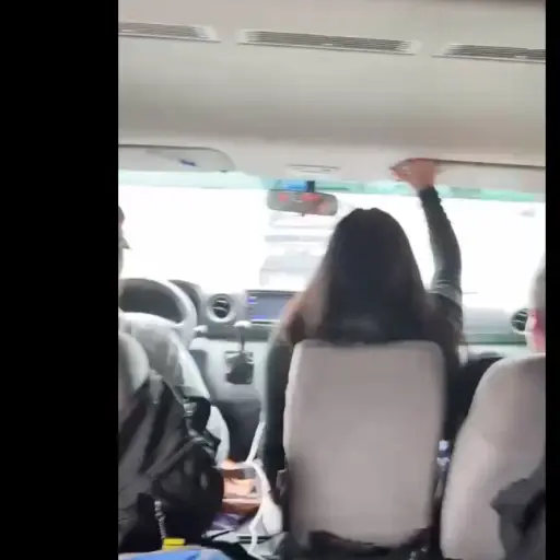 Video de pasajeros en bus de Queretaro ,Captura de video