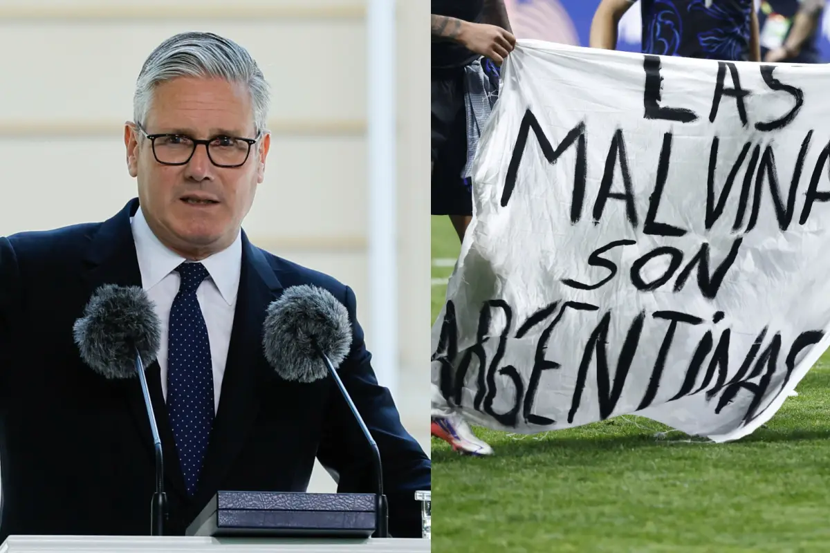 El primer ministro británico, Keir Starmer, se refirió a mensaje de Argentina mostrado tras la semifinal del Mundial 2026