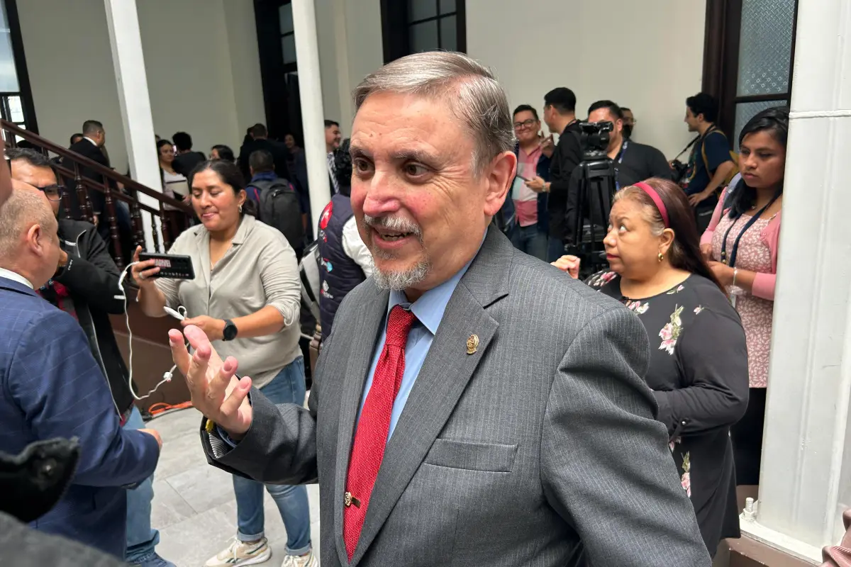 Miquel Cortés, rector de la Universidad Rafael Landívar, quien fue electo por el Foro de Rectores para presidir la comisión de postulación para Contralor General 2026., Omar Solís/Emisoras Unidas
