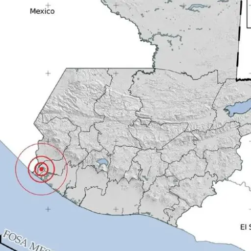 Sismo en Guatemala, viernes 17 de julio de 2026. ,Conred