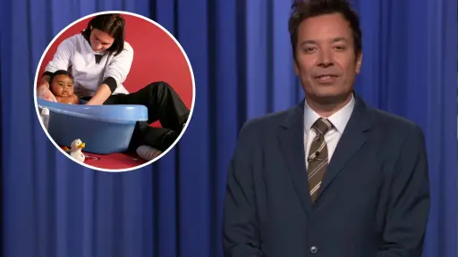 Jimmy Fallon ironiza con teorías conspirativas por la imagen de Messi y Lamine Yamal