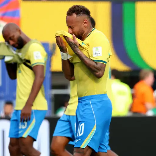 Neymar tras la eliminación de Brasil del Mundial 2026 ,EFE