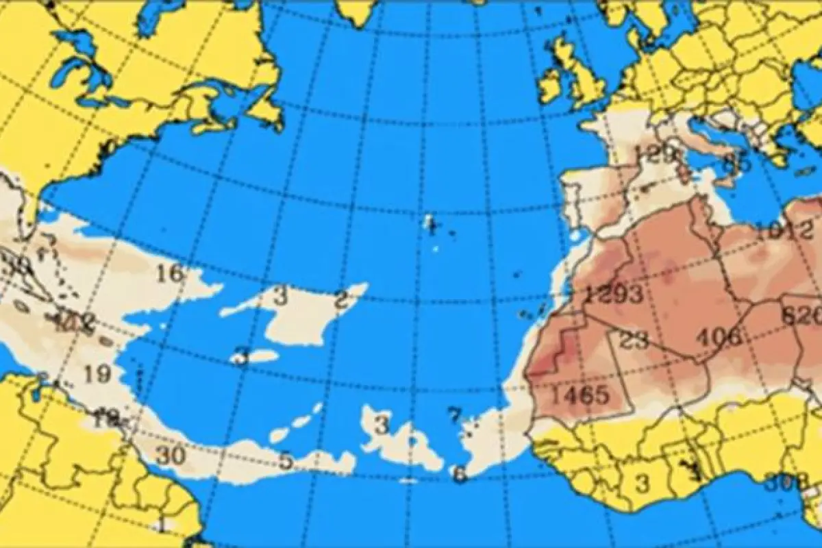 Polvo del Sahara , Conred