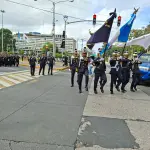 PNC celebra su 29 aniversario con desfile en el centro cívicot